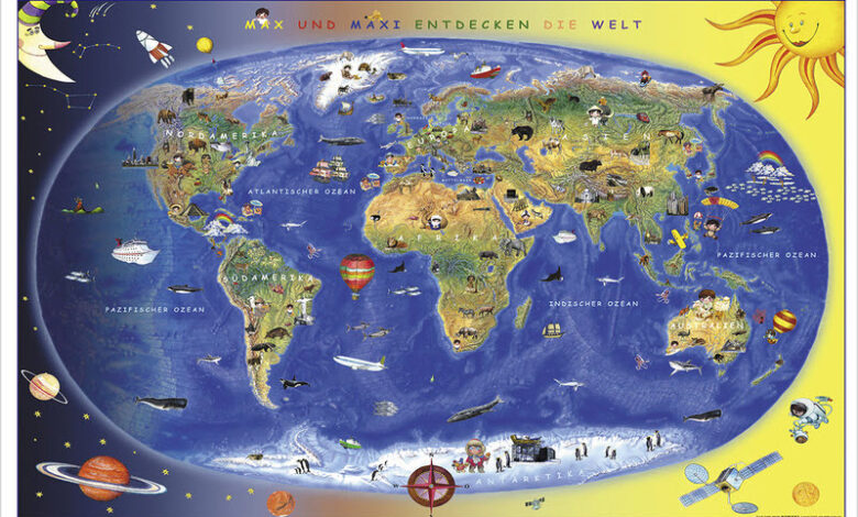 Weltkarte Kinder